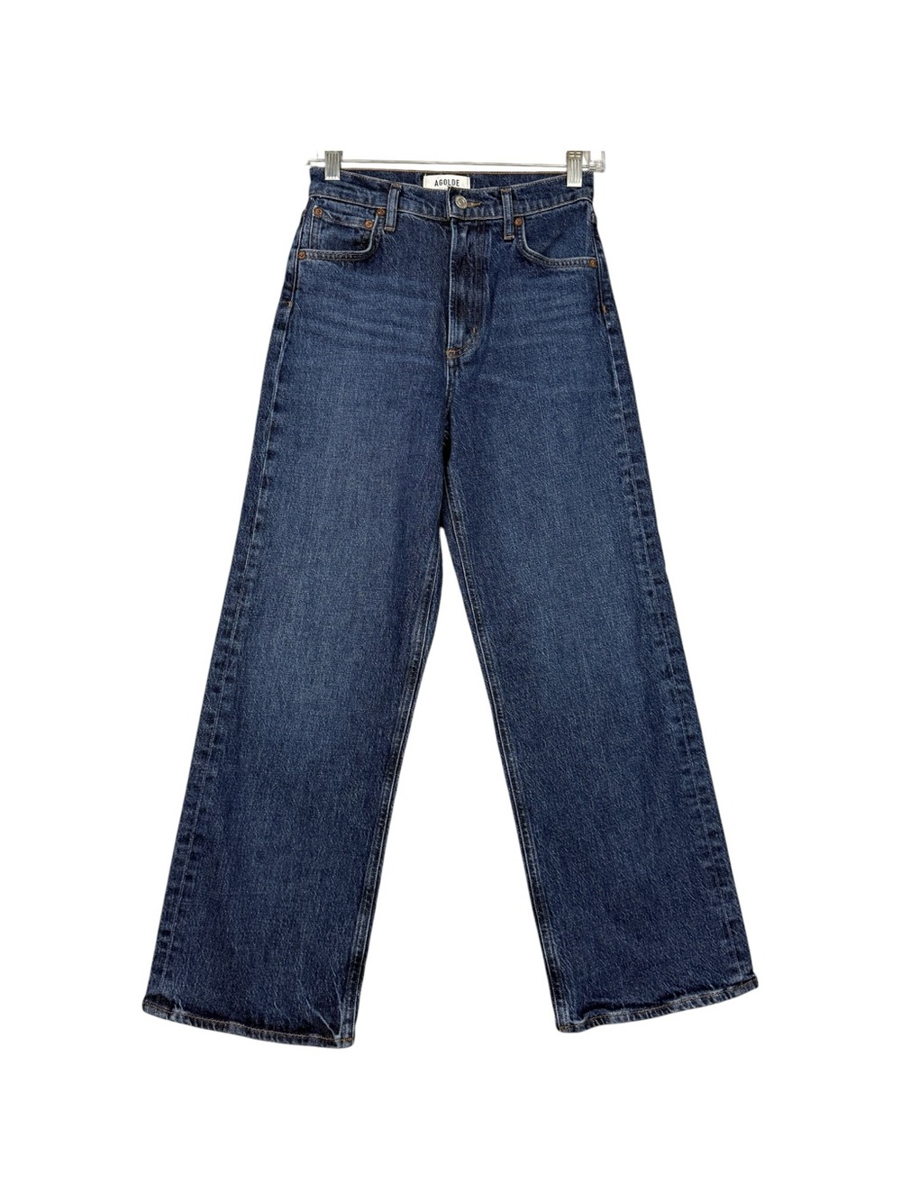 Anthropologie AGOLDE REN Echo Wide Leg Crop Jeans - Picture 4 of 8